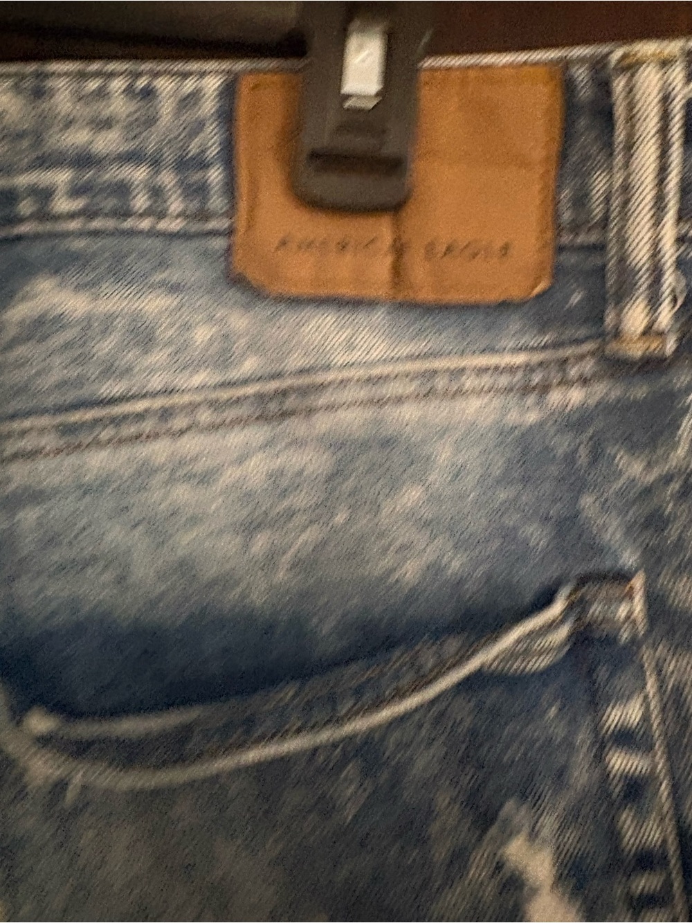 Bundle 3 for $15.American Eagle Outfitters Distressed Acid-Wash Blue Denim Short - Picture 10 of 11
